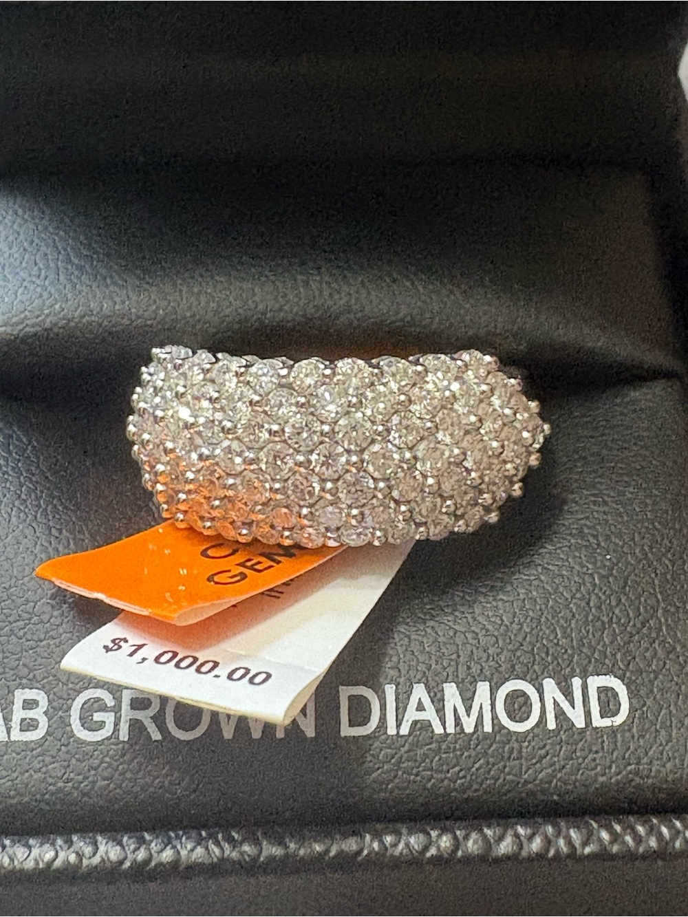 2carat studded band in heavy - Picture 9 of 9